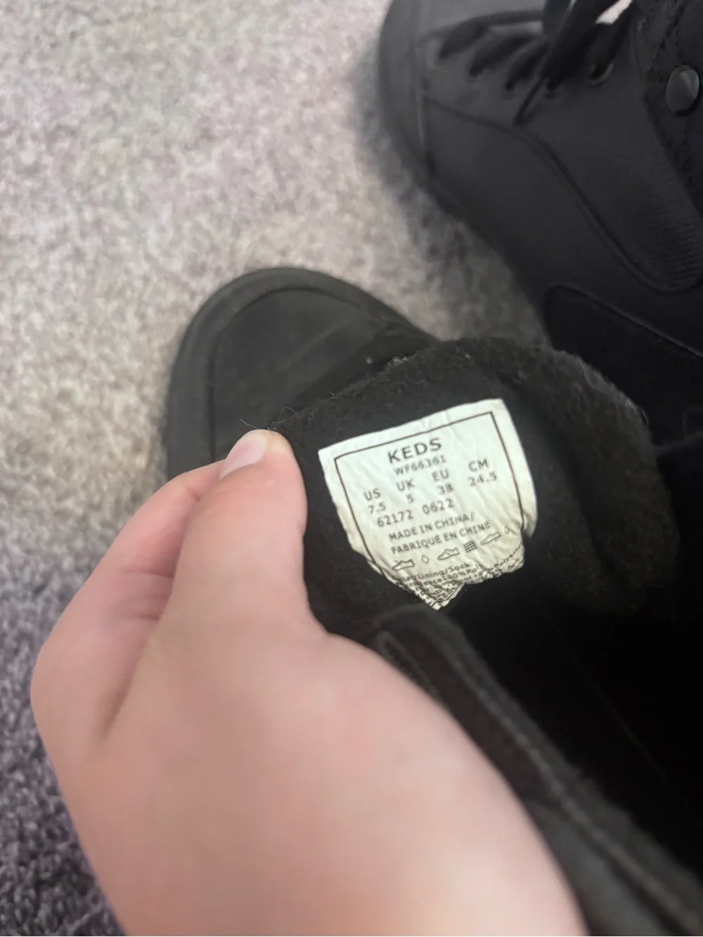 Keds Women's Black High-Top Lace-Up Sneakers